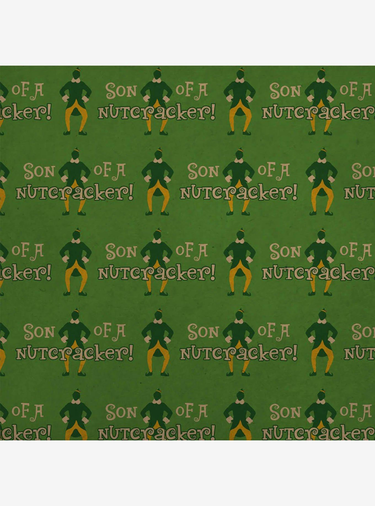 Papel de regalo kraft Elf: ¡Hijo de un cascanueces!