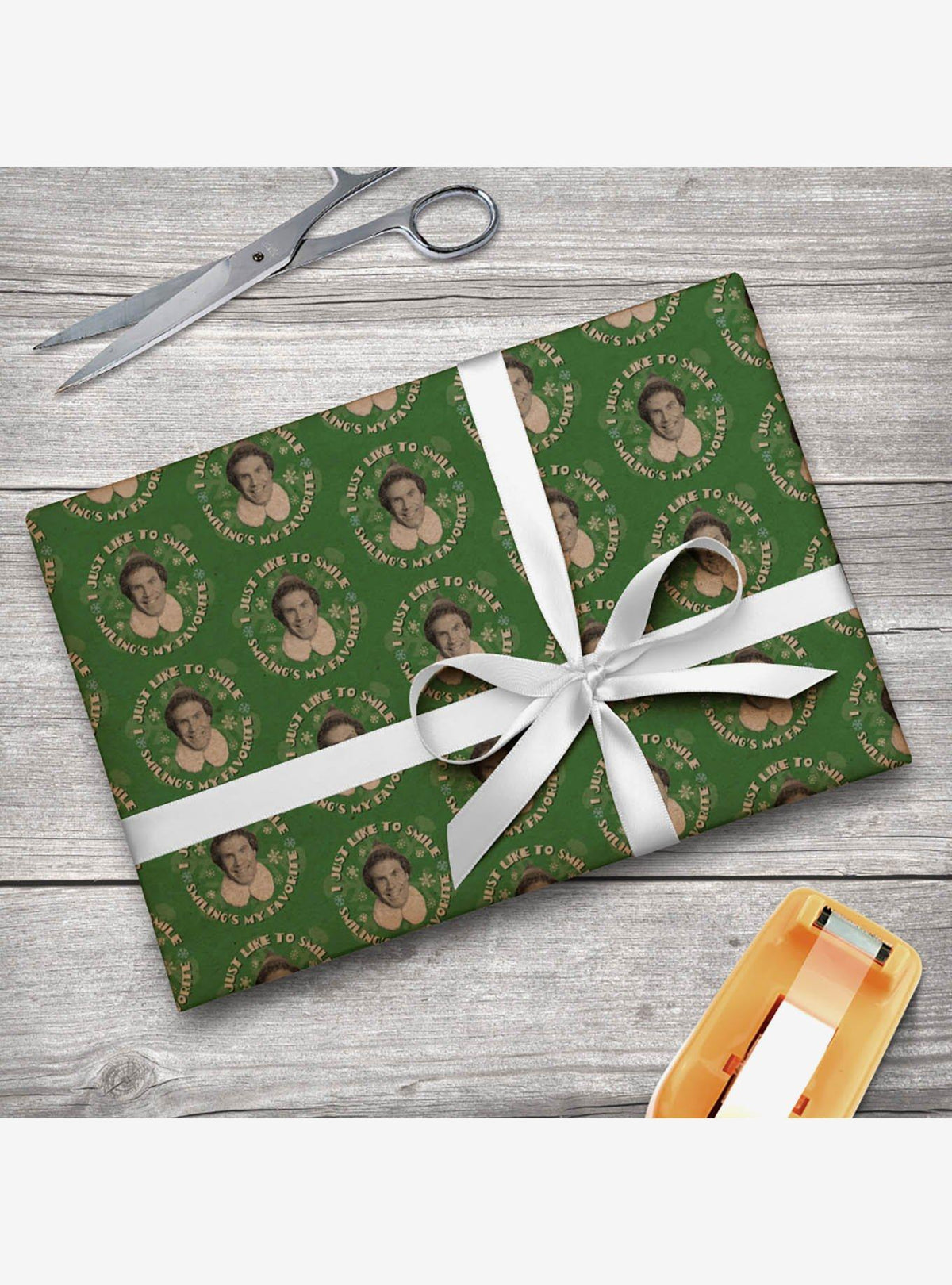 Papel de regalo kraft de Elf