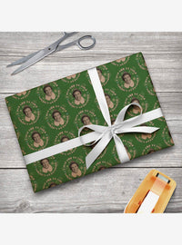 Papel de regalo kraft de Elf