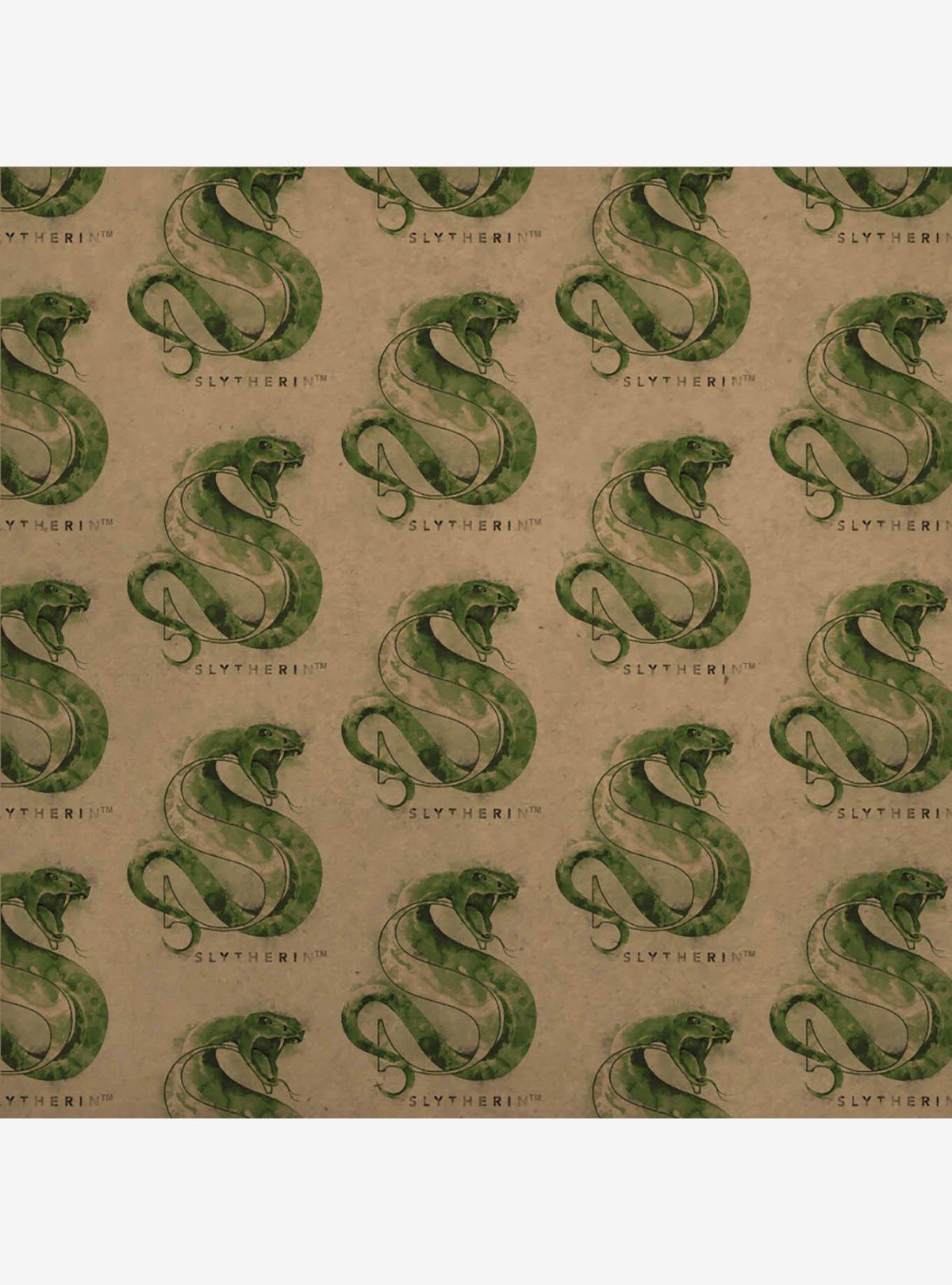 Papel de regalo Harry Potter, escudo de Slytherin
