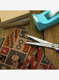 Papel de regalo kraft chibi de Harry Potter
