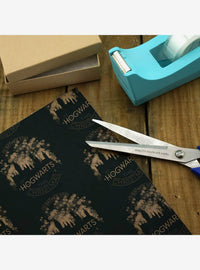 Papel de regalo kraft Harry Potter: Hogwarts en Navidad