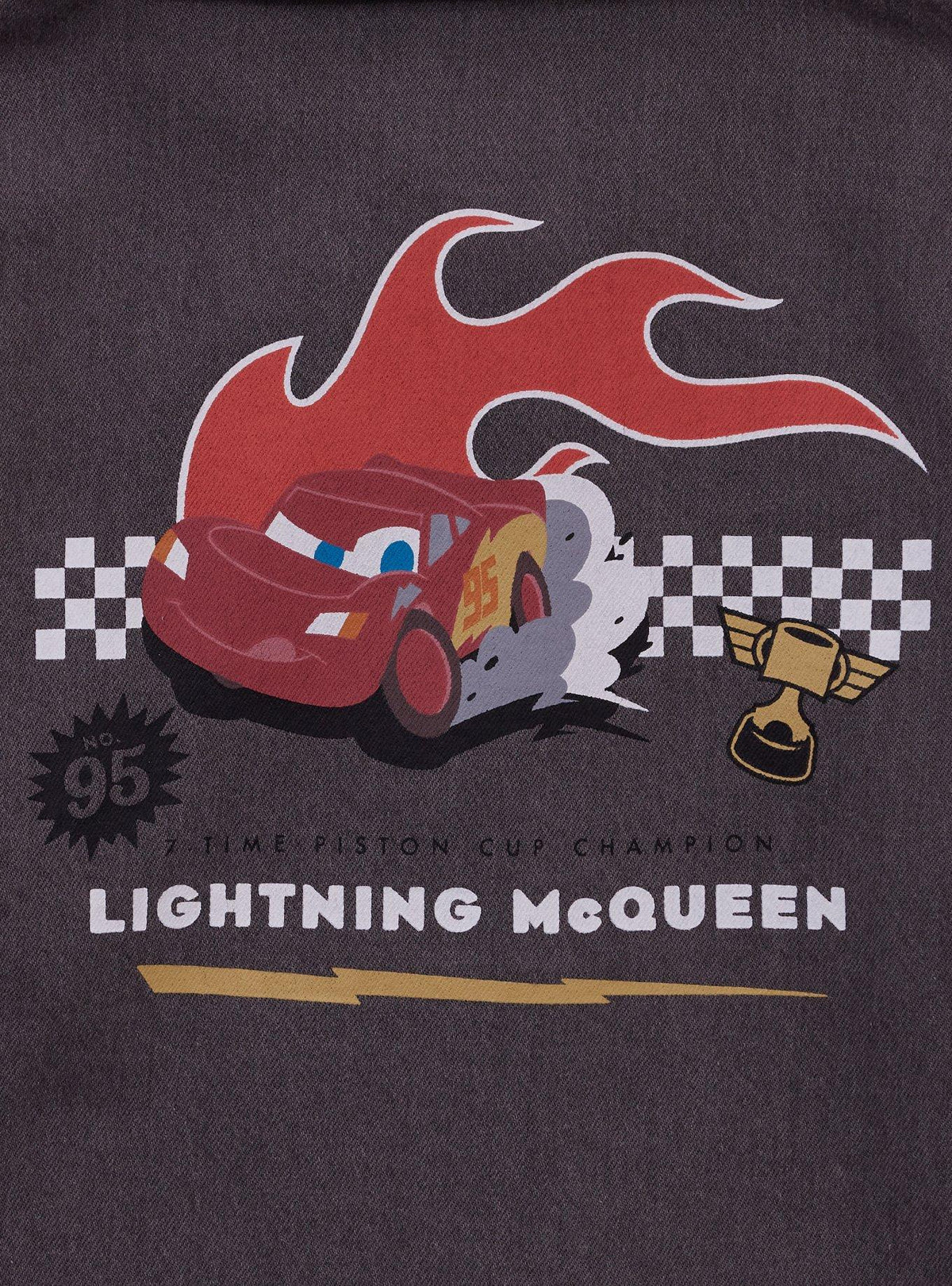 Camisa manga larga Cars Lightning McQueen con llamas