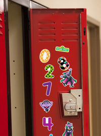 Set de 100 stickers troquelados de Count von Count