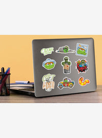 Sesame Street: pack de 100 stickers de Oscar el Gruñón
