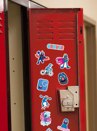 Pack de 100 stickers de vinilo de Grover | Sesame Street