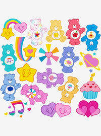 Pack de 100 stickers de Care Bears y sus emblemas
