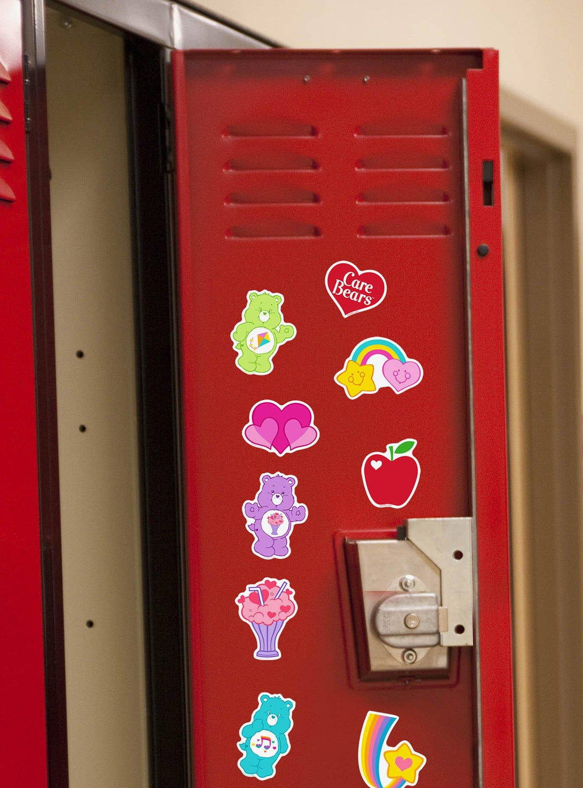 Pack de 100 stickers de Care Bears y sus emblemas