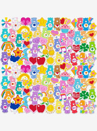 Pack de 100 stickers de Care Bears y sus emblemas