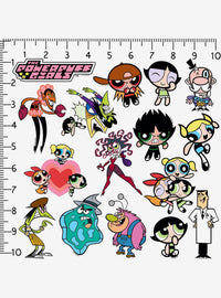Pack de 100 stickers de Las Chicas Superpoderosas