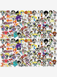 Pack de 100 stickers de Las Chicas Superpoderosas