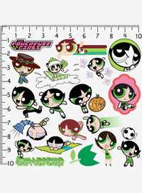 Pack de 100 stickers de Buttercup - The Powerpuff Girls