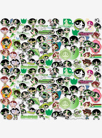 Pack de 100 stickers de Buttercup - The Powerpuff Girls