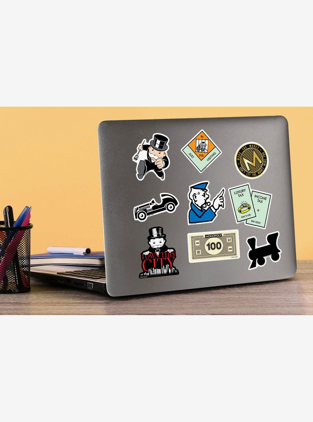 Pack de 100 stickers de Monopoly