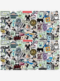 Pack de 100 stickers de Monopoly