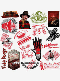 A Nightmare on Elm Street: pack de 100 stickers de vinilo