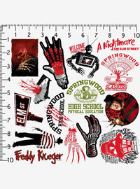 A Nightmare on Elm Street: pack de 100 stickers de vinilo