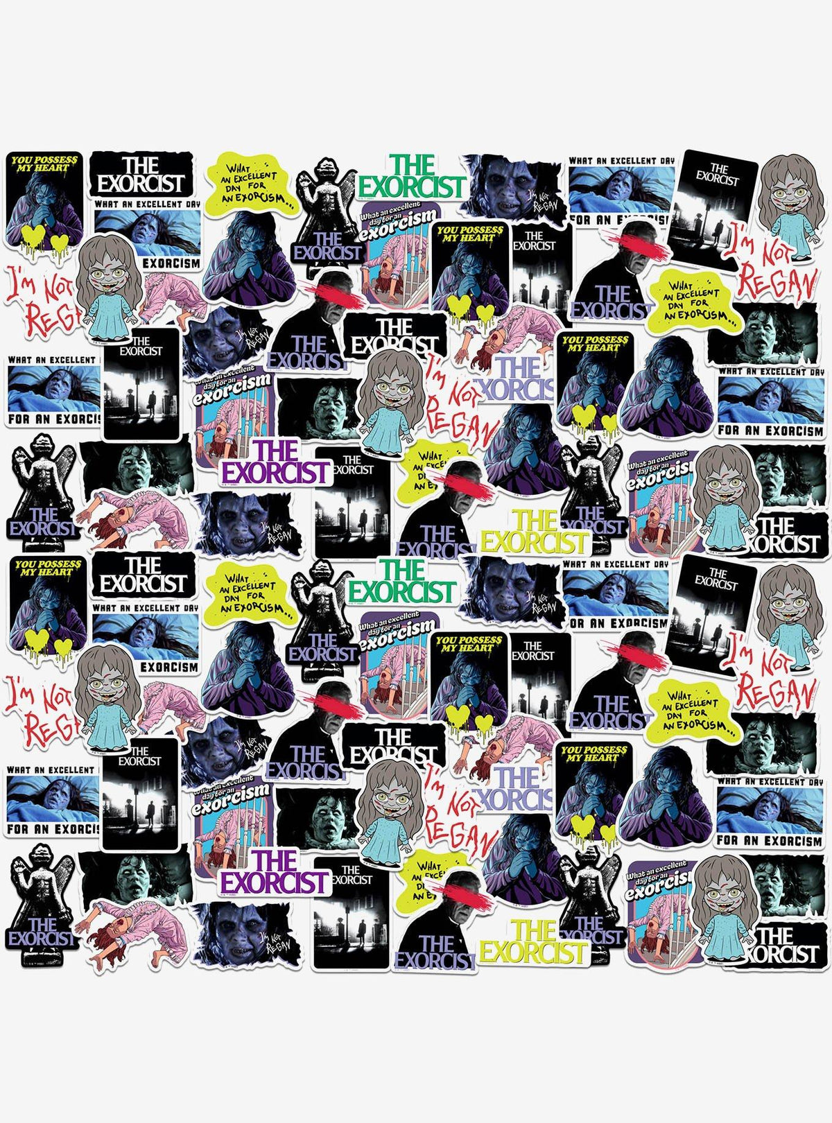 The Exorcist: pack de 100 stickers variados