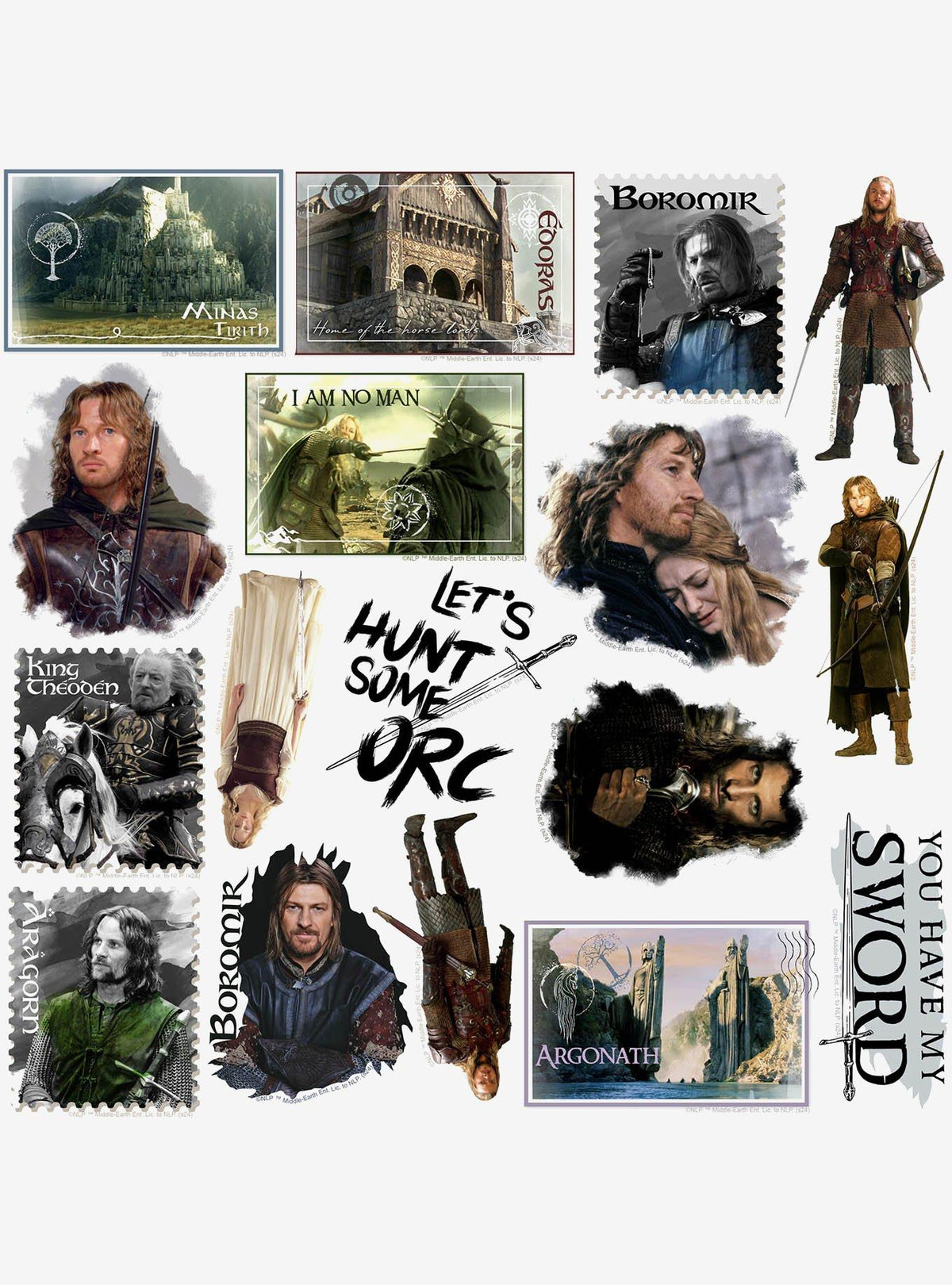 Stickers Lord of the Rings: Rohan y Gondor (100)