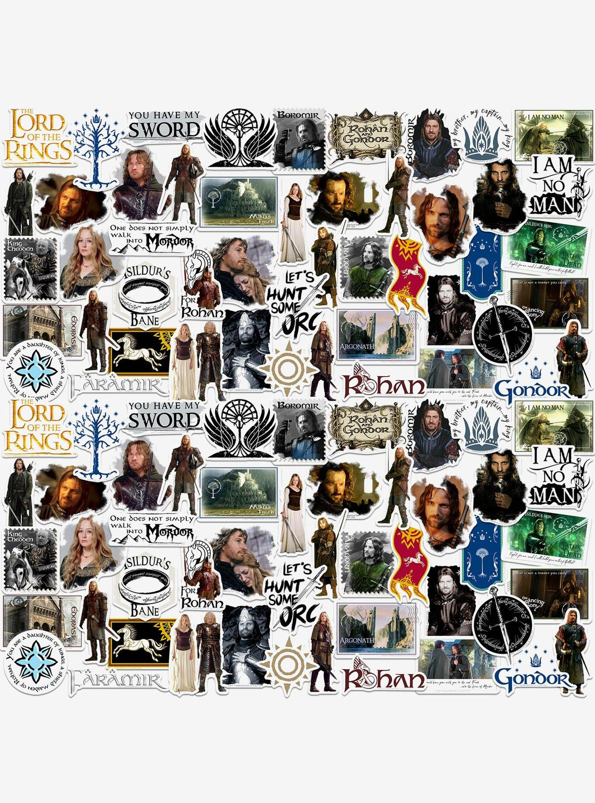 Stickers Lord of the Rings: Rohan y Gondor (100)
