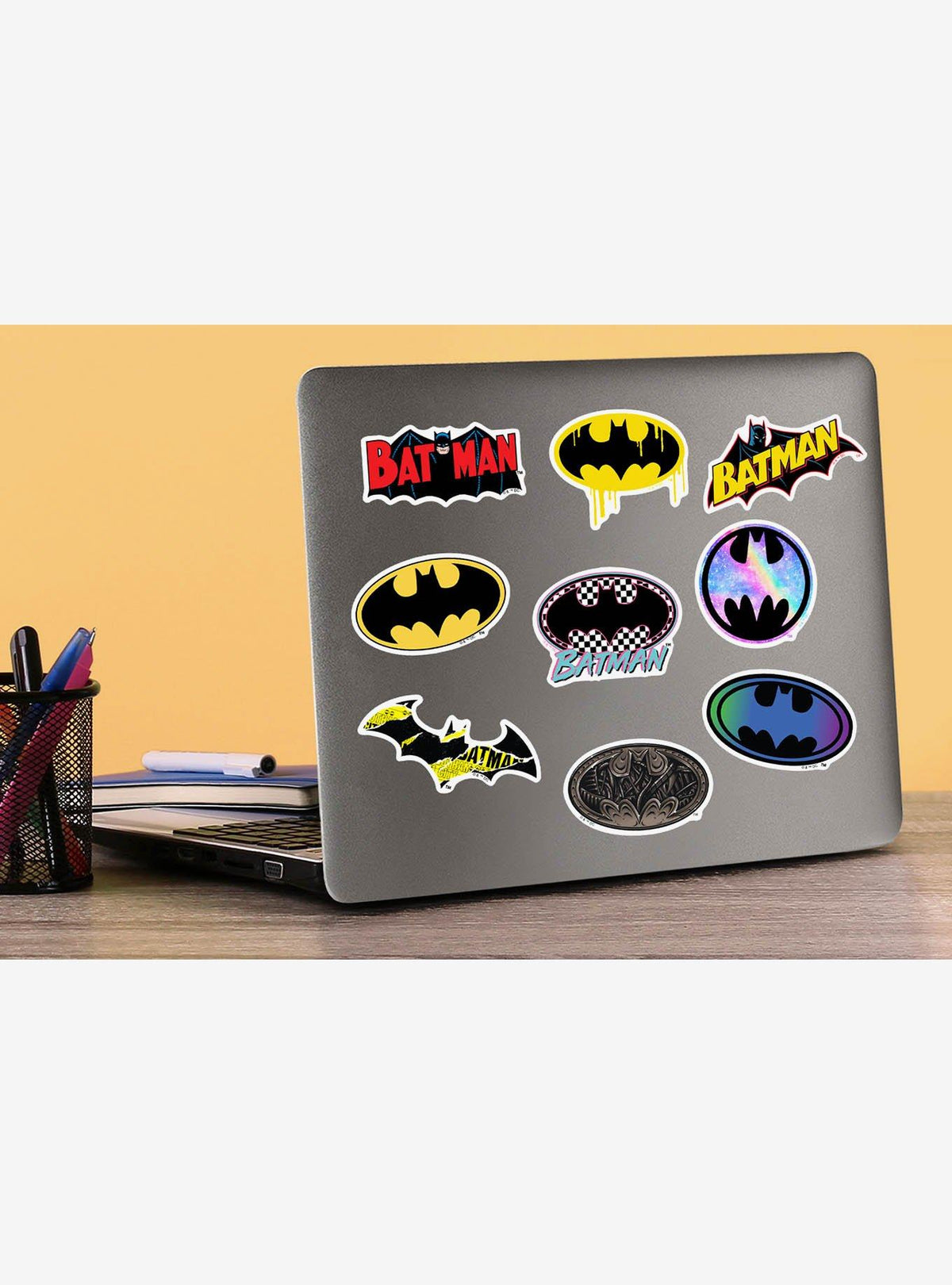 Pack de 100 stickers de logos de Batman