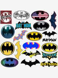 Pack de 100 stickers de logos de Batman