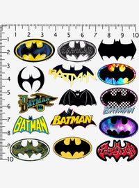 Pack de 100 stickers de logos de Batman