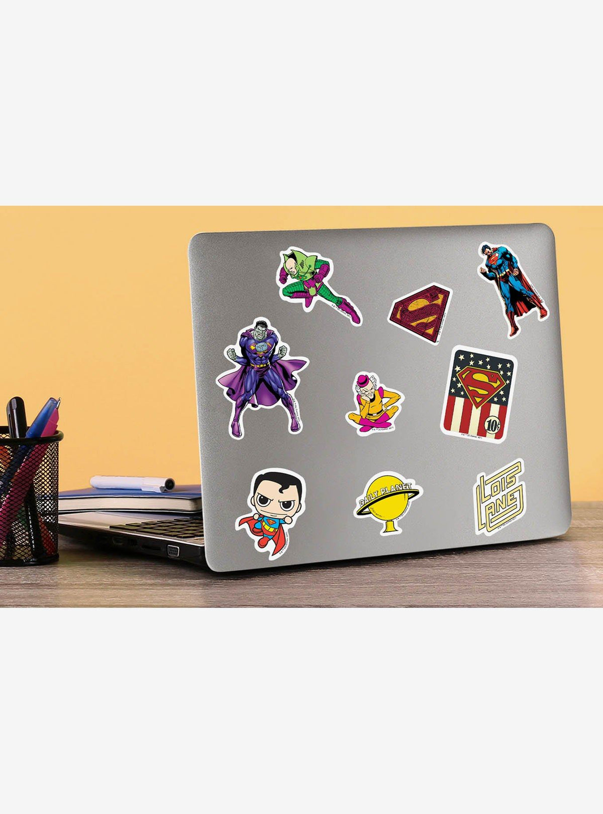 Pack de 100 stickers de vinilo de Superman