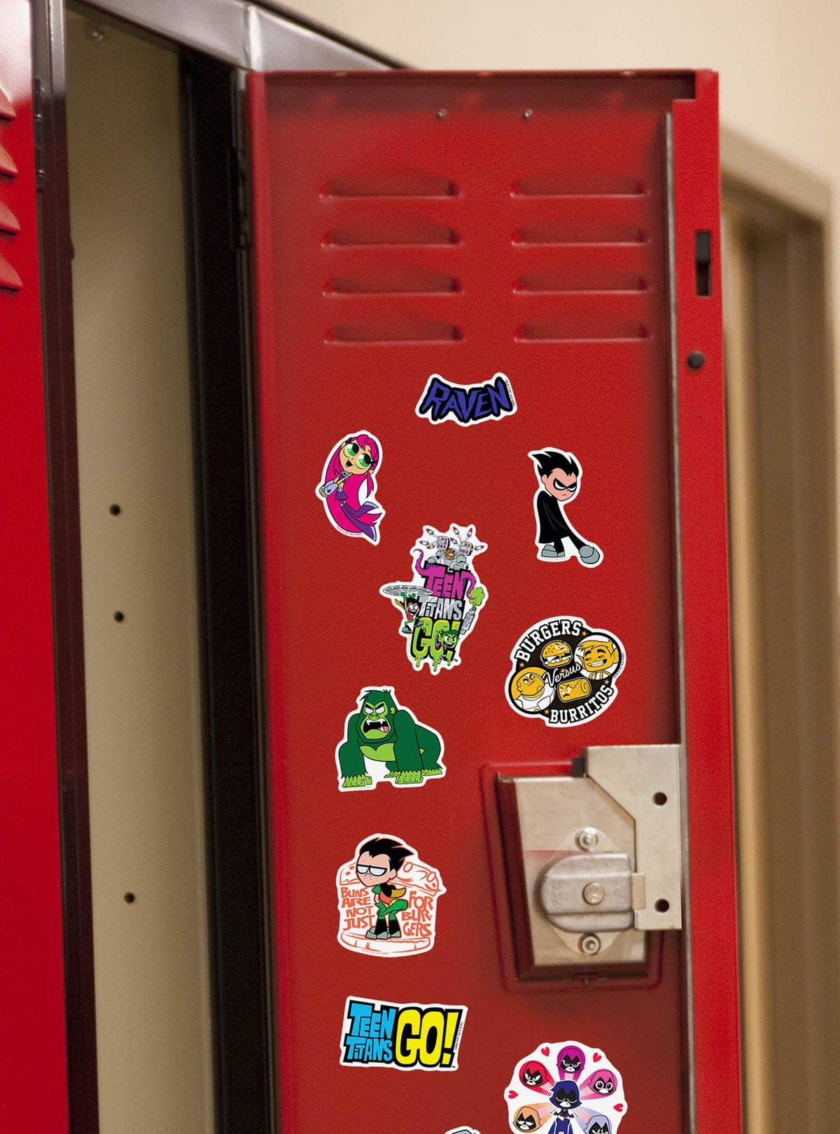 Teen Titans Go! Pack de 100 stickers de vinilo