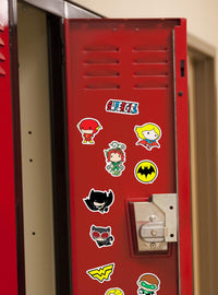 Pack de 100 stickers chibi de la Liga de la Justicia