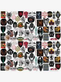 House of the Dragon: pack de 100 stickers de vinilo