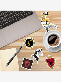 Pack de 100 stickers variados de la Casa Baratheon