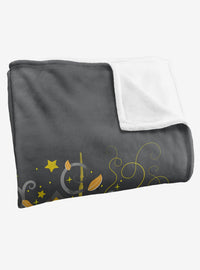 Manta Harry Potter Escudo de Hufflepuff en acuarela