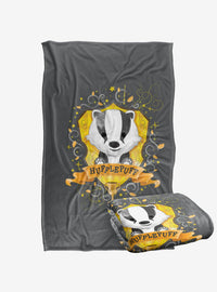 Manta Harry Potter Escudo de Hufflepuff en acuarela