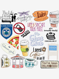 Pack de 100 stickers de Gilmore Girls