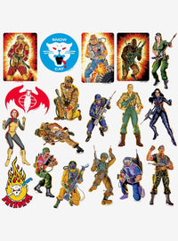 Pack de 100 stickers de vinilo retro de G.I. Joe