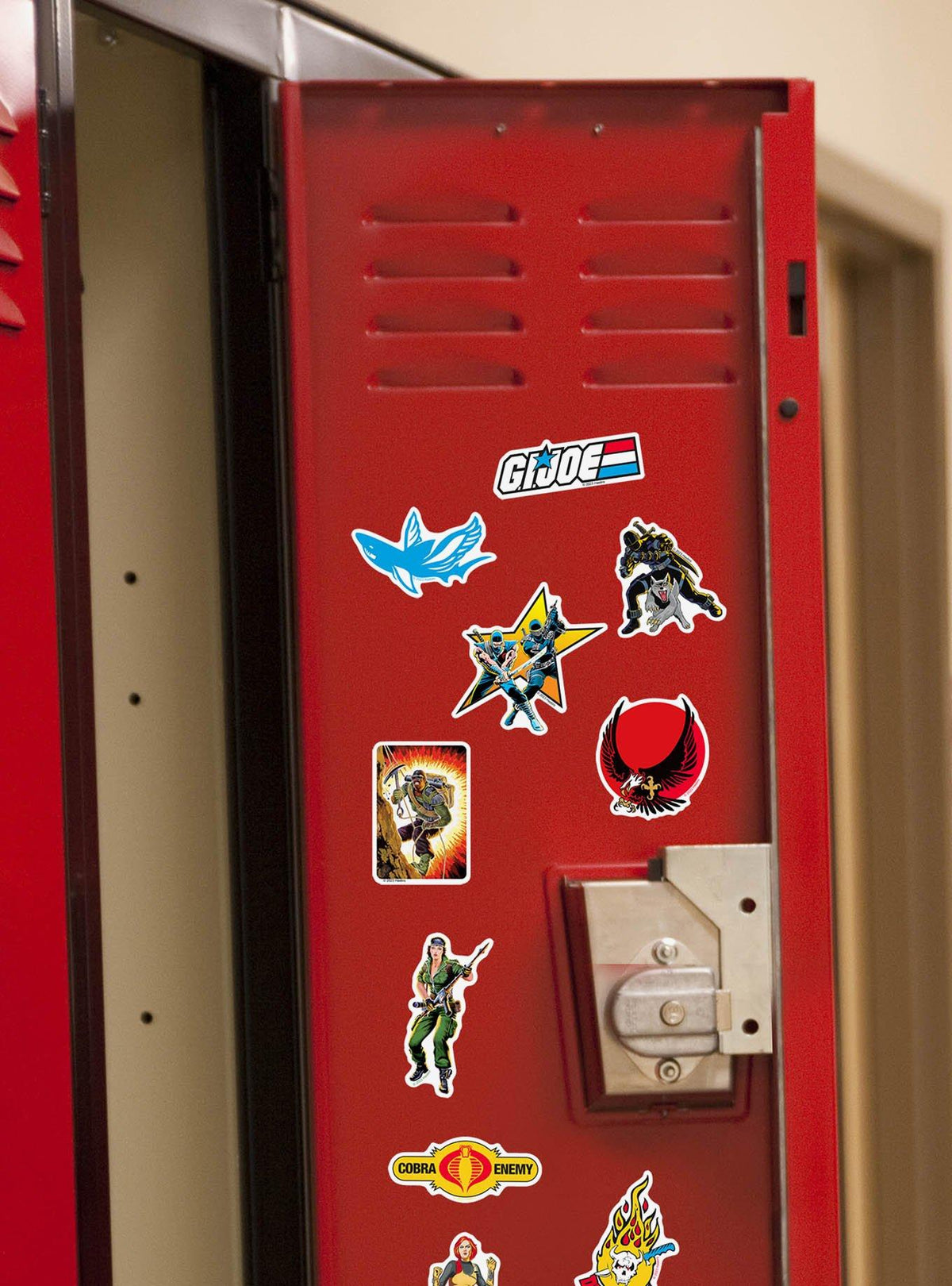 Pack de 100 stickers de vinilo retro de G.I. Joe