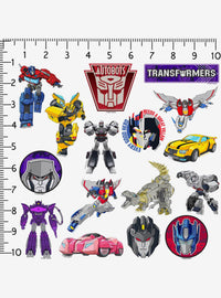 Pack surtido de 100 stickers de Transformers