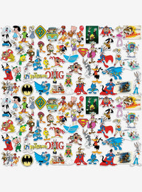 Pack de 100 stickers de vinilo Looney Tunes WB100 Mashup