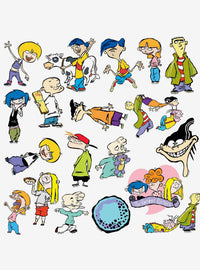 Ed, Edd y Eddy: pack de 100 stickers de vinilo