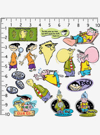 Ed, Edd y Eddy: pack de 100 stickers de vinilo