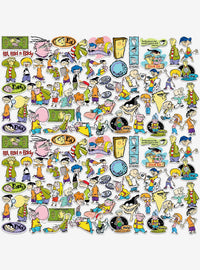 Ed, Edd y Eddy: pack de 100 stickers de vinilo