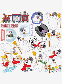 Frosty the Snowman: pack de 100 stickers de vinilo
