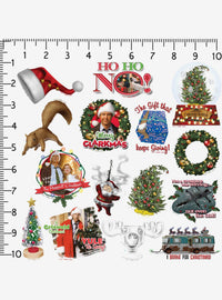 Pack de 100 stickers de National Lampoon's Christmas Vacation