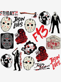 Friday the 13th: pack surtido de 100 stickers de vinilo