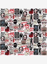 Friday the 13th: pack surtido de 100 stickers de vinilo