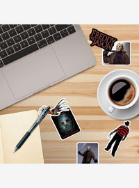 Pack de 100 stickers de Freddy vs. Jason