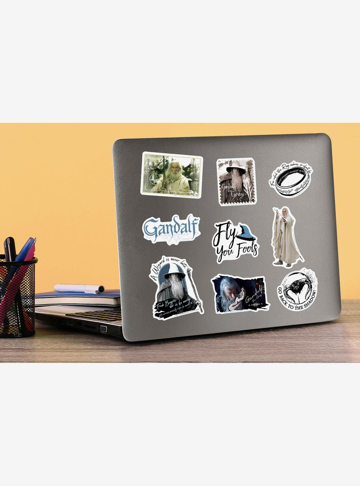 Pack surtido de 100 stickers de Gandalf