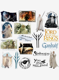 Pack surtido de 100 stickers de Gandalf
