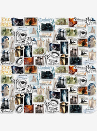 Pack surtido de 100 stickers de Gandalf